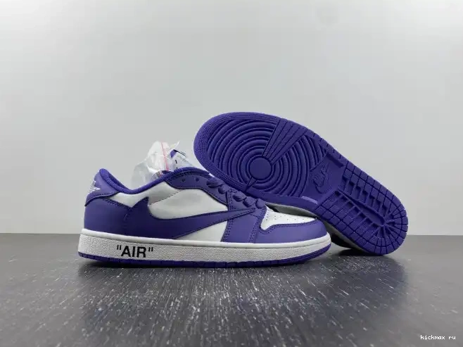 Cheap MAX AIR X JORDAN SCOTT 1 TRAVIS DM7890-386 OFF-WHITE X CUSTOM 0613